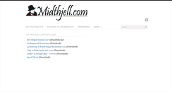 Desktop Screenshot of midthjell.com